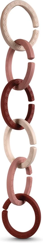 Filibabba - Siliconen Baby Ringen - Rose - 1 4 Filibabba - Siliconen Baby Ringen - Rose - 1 - Afbeelding 4