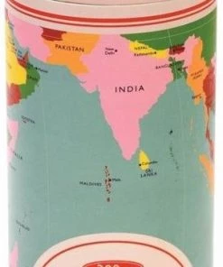 Rex London Puzzel World Map Multi Colour