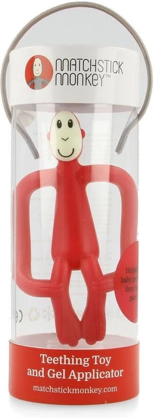 Matchstick Monkey Bijtring – Robijn Rood 1 Matchstick Monkey Bijtring – Robijn Rood