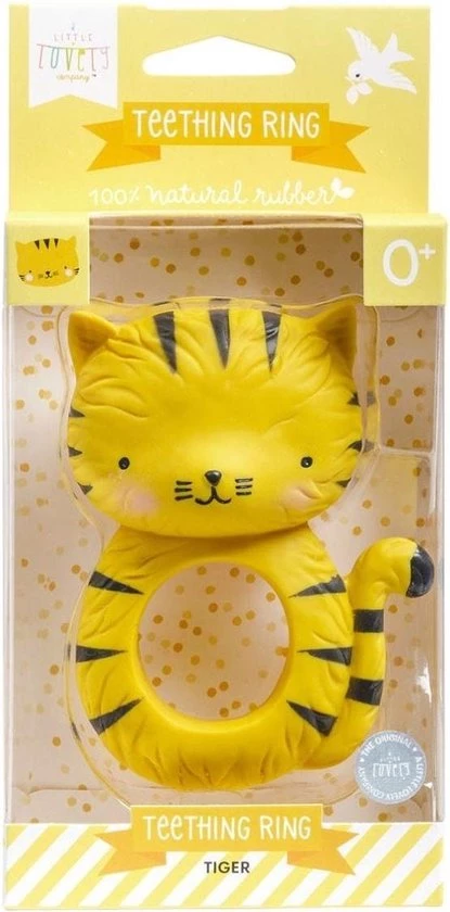 Bijtring Tijger | A Little Lovely Company 2 Bijtring Tijger | A Little Lovely Company - Afbeelding 2