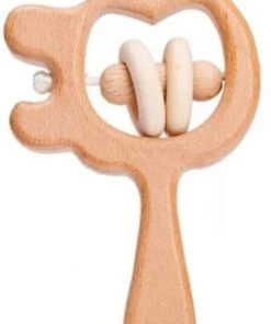 Petit Adventures Houten Rammelaar Beer Incl.naam Graveren -grijp-bijtspeelgoed Verkoop 418x840