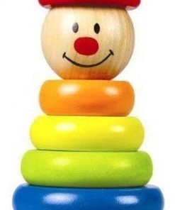 Hape Houten Stapeltoren Clown 16,5 Cm 12 Hape Houten Stapeltoren Clown 16,5 Cm -grijp-bijtspeelgoed Verkoop 451x840