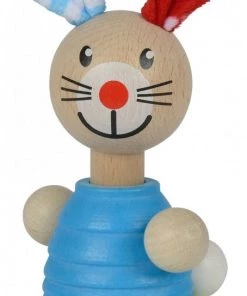 Eichhorn Baby Squeezer Konijn - Houten Rammelaar Met Geluid