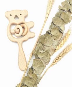 Petit Adventures Houten Rammelaar Beer Incl.naam Graveren -grijp-bijtspeelgoed Verkoop 464x840 4