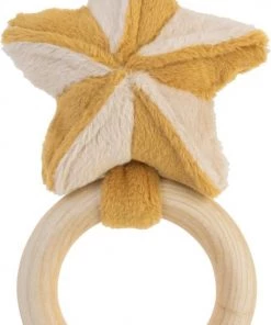 Happy Horse Ster Rammelaar - Okergeel - Baby Cadeau