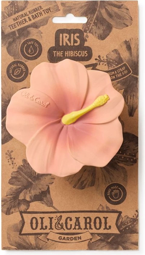 Oli & Carol Oli&Carol Bijtspeeltje Iris Hibiscus 3 Oli & Carol Oli&Carol Bijtspeeltje Iris Hibiscus - Afbeelding 3