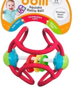 OgoBolli Rode Rammelaar | 10 Cm | Speelgoed Voor Baby -grijp-bijtspeelgoed Verkoop 492x840 2