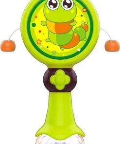 Luna Rammeldrum Frob Muziek Licht Junior 17 Cm Groen