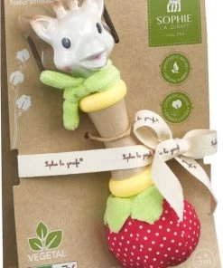 Sophie De Giraf - So Pure - Rammelaar - Natursoft - Bioplastic -grijp-bijtspeelgoed Verkoop 510x840