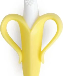Baby Banana Baby Banaan Tandenborstel/bijtspeeltje – Geel - Baby Tandenborstel - Bij Doorkomende Tandjes - Tandvlees Massage - Babytandenborstel - Peuter Tandenborstel -grijp-bijtspeelgoed Verkoop 512x840 2