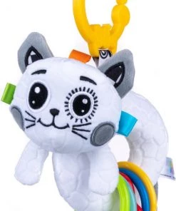 Jollybaby Kinderwagen Rammelaar/ Speelgoed/ Speeltjes/sinterklaas/ Kerstcadeau/ Cartoon Pluche Dier Rammelaar Bel Wandelwagen Baby Winkelwagen /bijtring Rammelaar/ Muzikale Hand Shaker Speelgoed / Kat