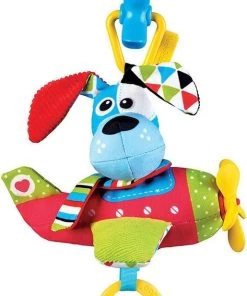 Yookidoo Kinderwagenhanger Musical Plane Dog 25 Cm