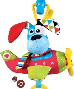 Yookidoo Kinderwagenhanger Musical Plane Dog 25 Cm -grijp-bijtspeelgoed Verkoop 517x840 1