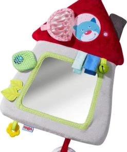 Haba Ontdekkersspeeltje Huis Junior 43 Cm Pluche Rood/grijs