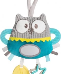 Canpol Babies Zacht Educatief Speelgoed Voor Kinderwagen / Kinderbed Pastel Friends - Blauw, 0m+, 200 X 250 Mm 0+ Manden