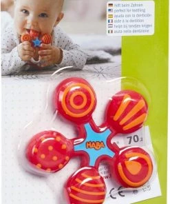 Bijtspeeltje Ster Rood - HABA 5 Bijtspeeltje Ster Rood - HABA -grijp-bijtspeelgoed Verkoop 528x840