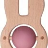 Label Label Konijn Roze Hout & Silicone Bijtspeeltje LLST-15256