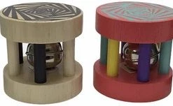 Eddy Toys 3 Vrolijke Baby Rammelaars (set Van 3 Verschillende Kleuren) -grijp-bijtspeelgoed Verkoop 550x152