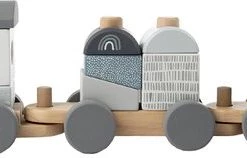 Label Label Houten Speeltrein Blauw -grijp-bijtspeelgoed Verkoop 550x158