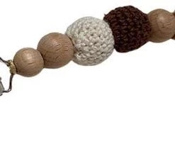 IL BAMBINI Set: Rammelaar, Bijtring & Speenkoord - Bruine Beer - Handgemaakt - Hout & Wol - Babycadeau - Kraamcadeau - Baby Bijtspeelgoed 0-2 Jaar -grijp-bijtspeelgoed Verkoop 550x217