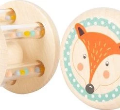 Small Foot Company Small Foot - Baby Rattles Animals Pastel -grijp-bijtspeelgoed Verkoop 550x227