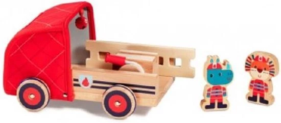 Lilliputiens Marius Brandweerwagen 4 Lilliputiens Marius Brandweerwagen - Afbeelding 4
