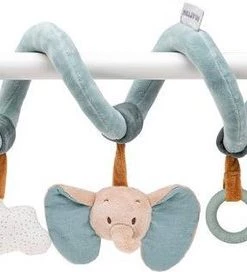 Nattou Axel En Luna - Speelspiraal - 27x17 Cm - Groen, Beige