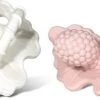 RaZbaby RaZberry - Bijtspeentje - Roze - Wit - 2 Stuks