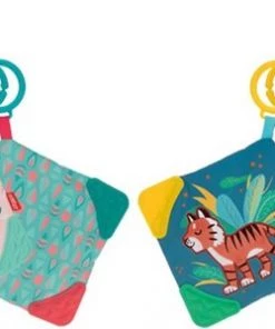 Nûby Bijtdoekje/Knisperdoekje Tijger 0m+