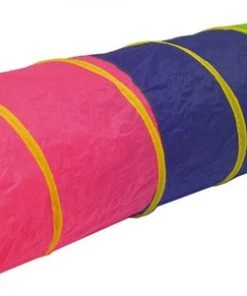 LittleTom Speeltunnel 180x46cm - Kruiptunnel Baby Tunnel Kleurrijk