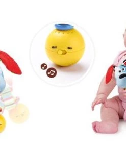 Yookidoo Shake Me Rattle Dog Rammelaar Hond -grijp-bijtspeelgoed Verkoop 550x308 1