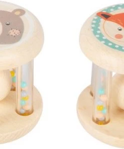 Small Foot Company Small Foot - Baby Rattles Animals Pastel