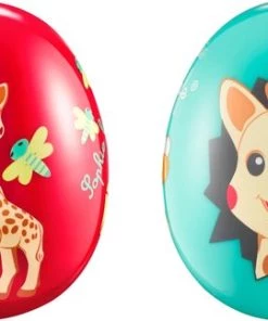 Sophie De Giraf - Rammelaar - Maracas Eieren - 2 Stuks