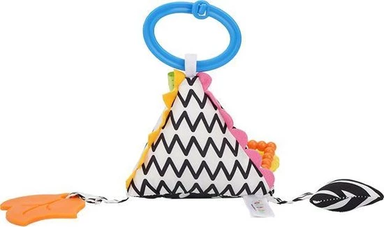 Louas Loua's Favorites Baby Knijp En Bijt Speelgoed Driehoek Activiteiten Speelgoed Zwart Wit Geblokt, Babyspeelgoed, Babyspeelgoed 6 Maanden, Kinderwagen Knuffels 6 Louas Loua's Favorites Baby Knijp En Bijt Speelgoed Driehoek Activiteiten Speelgoed Zwart Wit Geblokt, Babyspeelgoed, Babyspeelgoed 6 Maanden, Kinderwagen Knuffels - Afbeelding 6