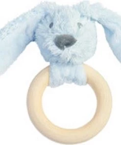 Happy Horse Konijn Richie Houten Bijtring - Wit - Baby Cadeau -grijp-bijtspeelgoed Verkoop 550x331 2