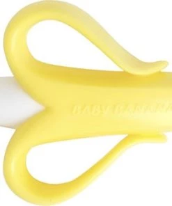 Baby Banana Baby Banaan Tandenborstel/bijtspeeltje – Geel - Baby Tandenborstel - Bij Doorkomende Tandjes - Tandvlees Massage - Babytandenborstel - Peuter Tandenborstel -grijp-bijtspeelgoed Verkoop 550x344