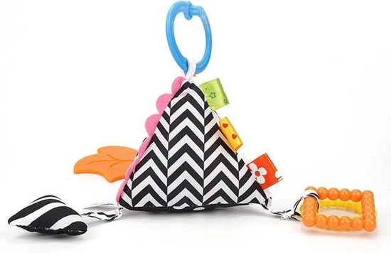 Louas Loua's Favorites Baby Knijp En Bijt Speelgoed Driehoek Activiteiten Speelgoed Zwart Wit Geblokt, Babyspeelgoed, Babyspeelgoed 6 Maanden, Kinderwagen Knuffels 3 Louas Loua's Favorites Baby Knijp En Bijt Speelgoed Driehoek Activiteiten Speelgoed Zwart Wit Geblokt, Babyspeelgoed, Babyspeelgoed 6 Maanden, Kinderwagen Knuffels - Afbeelding 3