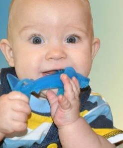 Baby Banana - Babytandenborstel - Bijtspeeltje Haai - Baby Tandenborstel - Doorkomende Tandjes - Tandvlees Massage - Babytandenborstel - Peuter Tandenborstel