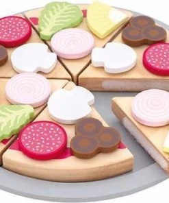 Jabadabado Speelgoed Pizza Multi Colour -grijp-bijtspeelgoed Verkoop 550x364