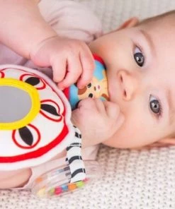 Jollybaby Kinderwagen Rammelaar/ Speelgoed/ Black Friday/ Baby Spiegel/ Speeltjes/sinterklaas/ Kerstcadeau/baby Spiegel/Cartoon Pluche Dier Rammelaar Bel Wandelwagen Baby Winkelwagen/ Speelgoed Voor Baby / Monochrome Speelgoed/ Twee Kanten Speelgoed -grijp-bijtspeelgoed Verkoop 550x364 3