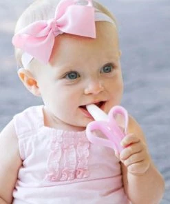 Baby Banana - Babytandenborstel/bijtspeeltje Roze - Baby Tandenborstel - Bij Doorkomende Tandjes - Tandvlees Massage - Babytandenborstel - Peuter Tandenborstel -grijp-bijtspeelgoed Verkoop 550x366 14