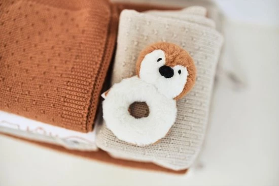 Jollein Rammelaar Pinguïn - Caramel 14 Jollein Rammelaar Pinguïn - Caramel - Afbeelding 14