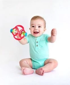 OgoBolli Rode Rammelaar | 10 Cm | Speelgoed Voor Baby -grijp-bijtspeelgoed Verkoop 550x366 69