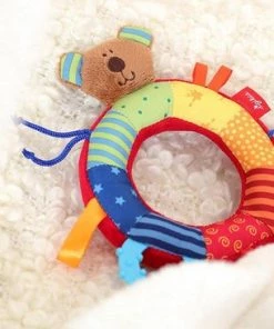 Sigikid PlayQ Activiteiten Ring Beer 40490 -grijp-bijtspeelgoed Verkoop 550x366 98