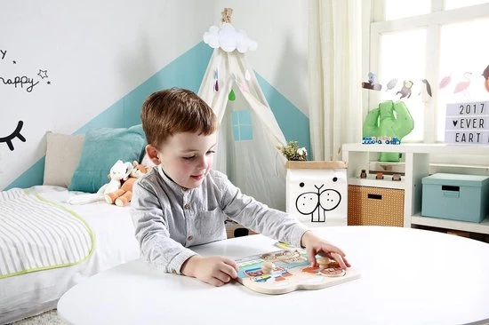 Everearth Vormenpuzzel Voertuigen Junior Hout 3 Stukjes 2 Everearth Vormenpuzzel Voertuigen Junior Hout 3 Stukjes - Afbeelding 2