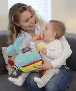 Dolce Activiteitsknuffel - One Size - Play And Learn Whale -grijp-bijtspeelgoed Verkoop 550x367 11