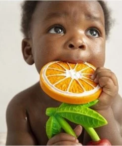 Oli & Carol Oli&Carol - Bad - Bijtspeeltje - Clementino The Orange - Sinaasappel -grijp-bijtspeelgoed Verkoop 550x367 14