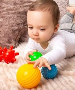 Tulilo Tullo Sensorische Textuur Vormen - Set Van 5- 0m+ 0+ Manden -grijp-bijtspeelgoed Verkoop 550x367 18