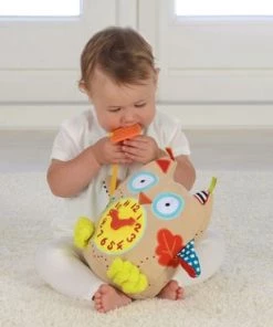 Dolce Activiteitsknuffel - One Size - My First Clock -grijp-bijtspeelgoed Verkoop 550x367 5