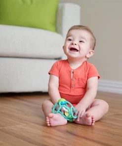 OgoBolli Rode Rammelaar | 10 Cm | Speelgoed Voor Baby -grijp-bijtspeelgoed Verkoop 550x392 3